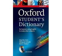 Oxford Student's Dictionary Paperback with CD-ROM