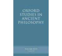 Oxford Studies In Ancient Philosophy