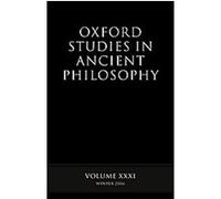 Oxford Studies In Ancient Philosophy