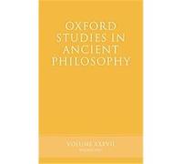 Oxford Studies In Ancient Philosophy