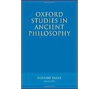 Oxford Studies In Ancient Philosophy Volume