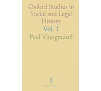 Oxford Studies in Social and Legal History