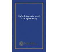 Oxford studies in social and legal history (v.02 yr.1910)