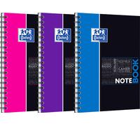 Oxford Studium Collegeblock "NOTEBOOK" B5 quadrillé 80 feuilles couleur au hasard 1 pc
