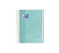 Oxford Touch Agenda 2025/2026, 1 jour par page, couverture extra rigide, 12 x 18 cm, espagnol, couleur vert glace menthe