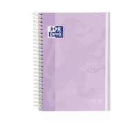 Oxford Touch Agenda semainier 2025/2026, couverture extra rigide, A5 (15 x 21 cm), espagnol, couleur mauve