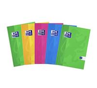 Oxford Touch Lot de 5 carnets à couverture rigide, 192 pages, assortiment de couleurs Pack de 5 a5 multicolore