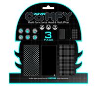 Oxford Tour de cou Comfy Black/White Tartan pack de 3