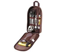 Oxford Travel Gear Carrier - Organisateur de stockage portable, Oxford Travel Gear Carrier | Tannone de cuisine pour l'extérieur de longue durée - Support pour ustensiles pour barbecue Comppact, étui