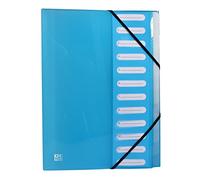 OXFORD Trieur Extensible 12 Compartiments A4 Hawaï Couverture Polypro Coloris Assortis