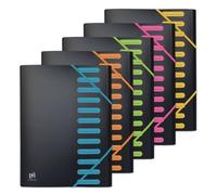 OXFORD Trieur Extensible 12 Compartiments A4 Students Couverture Polypro Coloris Assortis