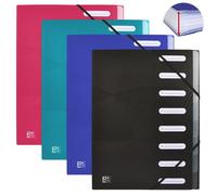 OXFORD Trieur Extensible Osmose A4 8 Positions Couverture Polypro Coloris Assortis