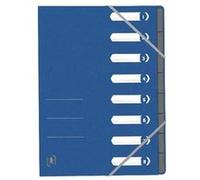 Oxford Trieur Top File+, A4, 8 compartiments, bleu Bleu G