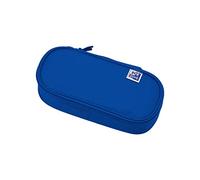 Oxford Trousse en polyester durable ovale Bleu 23 x 11 x 6 cm