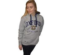 Oxford University OU129 Licensed Sweat à capuche unisexe Gris S