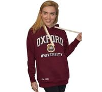 Oxford University OU129 Licensed Unisex Hooded Sweatshirt Maroon 2XL