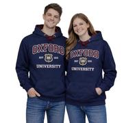 Oxford University OU129 Licensed Unisex Hooded Sweatshirt Navy 2XL