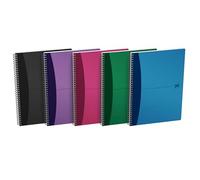 Oxford Office Urban Mix 100101421 Lot De 5 Cahier Reliure Spirale Couverture En Polypropylène 21 X 29,7 Cm 180 Pages 90 G