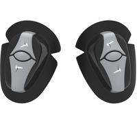 Oxford X-Ray Curseurs de genou, noir/gris, Taille unique