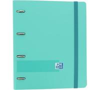 Oxford &you 4 ring binder europeanbinder polyfoam w/ refill 100h 5x5 a4+ ice mint