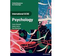 OxfordAQA International GCSE Psychology (9218) – Manuel de l'élève