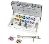 OXFUZZ Implant Dentaire clé dynamométrique Tournevis Kit prothétique 10-70NCM Pilotes à cliquet Outils de réparation d'implant Dentaire