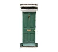 oxiang Stickers Porte 3ds Vert Foncé Porte Auto-AdhéSif Mural DéCoration De La Maison Stickers Muraux Art Autocollants Chambre Salon Affiche Amovible Stickers Porte -77x200cm