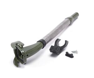 Oxid7 bec verseur en métal diesel flexible conçu pour les bidons de carburant diesel bidons d'essence | protection contre l'erreurs de remplissage | vert | adapté aux bidons métalliques de 5,10 et 20l