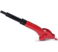 Oxid7 Bec verseur flexible pour diesel et essence pour bidon de carburant en métal - rouge
