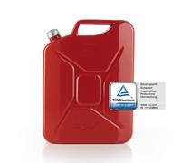 Oxid7 Métal Bidon de Combustible Jerrycan 20L Bidon Rouge Bouchon A