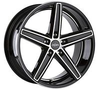 OXIGIN 18 Concave 11,50 x 21 Déport 50 Cercle de Trou 5 x 120 Centrage 76,90 OXACHTZE11521K150BFPHD, Black Polish
