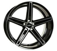 OXIGIN 18 Concave 11,50 x 21 Déport 60 Cercle de Trou 5 x 130 Centrage 71,60 OXACHTZE11521M60BFPHD, Black Polish