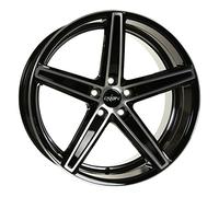 OXIGIN 18 Concave 12 x 20 Déport 45 Cercle de Trou 5 x 120 Centrage 76,90 OXACHTZEHN1220K145BFPHD, Black Polish