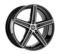 OXIGIN 18 Concave 9,50 x 19 Déport 35 Cercle de Trou 5 x 114,30 Centrage 72,60 OXACHTZEHN9519J35BFPHD, Black Polish