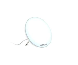 oxilom Lumeye1 - Lampe de Table pour Luminothérapie, Lutte Contre le Blues Hivernal, Booste Énergie et Moral avec jusqu'à 10 000 Lux de Lumière Naturelle, Compact