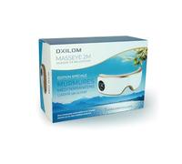 OXILOM MassEye 2M - Masque de Relaxation Chauffant & Vibrant - Édition ASMR de la mer “MURMURES MÉDITERRANÉENS” - 5 Modes de massage oculaires - Prêt à offrir, idéal pour un rituel bien-être quotidien