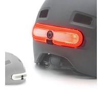 OxiLum Phare Avant et arrière Puissant pour vélo, Scooter, Casque - 8 Modes d'éclairage (5 Rouge-3 Blancs) - Fonctions Feux de freinage et Clignotants Disponibles avec Le Dispositif OxiBrake (Vendu