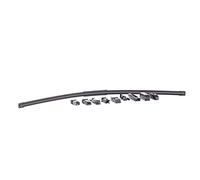 OXIMO Balais d'essuie-glace pour voiture - Balais d'essuie-glace 700 mm - Accessoires de voiture - Supports interchangeables pour 12 types - Ajustement à la courbure du pare-brise