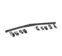 OXIMO Essuie-glace pour voiture - Balais d'essuie-glace 450 mm - Accessoires de voiture - Supports interchangeables pour 12 types - Ajustement à la courbure du pare-brise