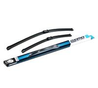 OXIMO - Jeu de balais d'essuie-glace avant 600/500 mm - Design sans cadre avec spoiler - Caoutchouc recouvert de silicone et de PTFE - Montage facile - Compatible avec BMW X5, MX5, X6, M X6, Ford