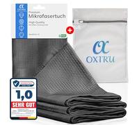 OXIRU Lot de Chiffons Microfibre 40x40cm, Couleur Anthracite: Torchon, Torchons de Cuisine, Lavette Microfibre, Chiffon Vitre - Idéal pour Nettoyage Polyvalent