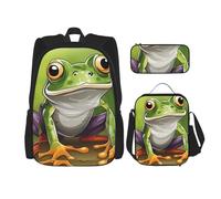 OXKGHHO Ensemble sac à dos de travail avec boîte à déjeuner isotherme, bretelles réglables, pour la salle de sport et une utilisation quotidienne, noir, One Size