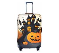 OXKGHHO Happy-Halloween-Vector Print Valise Protecteur avec Unique, Convient aux Bagages de 45,7 à 81,3 cm, pour Voyage et Voyage d'affaires, blanc, Large