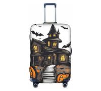 OXKGHHO Happy-Halloween-Vector Print Valise Protecteur avec Unique, Convient aux Bagages de 45,7 à 81,3 cm, pour Voyage et Voyage d'affaires, blanc, Medium