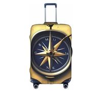 OXKGHHO Law of the Compass Housse de protection pour valise avec impression de navigation unique, convient aux bagages de 45,7 à 81,3 cm, pour les voyages et les voyages d'affaires, blanc, Small