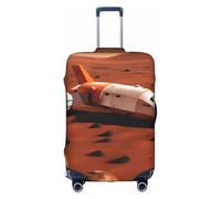OXKGHHO Mars Planet Housse de protection pour valise avec motif planète, convient aux bagages de 45,7 à 81,3 cm, pour les voyages et les voyages d'affaires, blanc, Small
