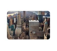 OXKGHHO Paillasson ultra fin à motif de ville de New York, tapis d'entrée d'intérieur et d'extérieur, tapis de bienvenue pour porte, terrasse, décoration d'intérieur