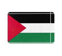 OXKGHHO Paillasson ultra fin avec imprimé drapeau de la Palestine, tapis d'entrée d'intérieur et d'extérieur, tapis de bienvenue pour porte, terrasse, décoration d'intérieur