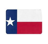 OXKGHHO Paillasson ultra fin imprimé drapeau du Texas, tapis d'entrée d'intérieur et d'extérieur, tapis de bienvenue pour porte, terrasse, décoration d'intérieur