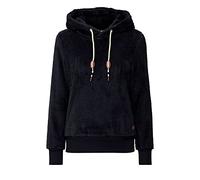 OXMO Anniken Pull à capuche pour femme avec doublure en peluche, Total Eclipse (194010)., L